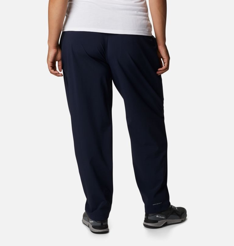 Women's Columbia Pleasant Creek Core Pants Navy | Plus Size CA-K5A86